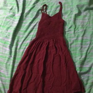 Burgundy Dress